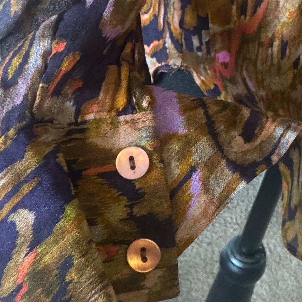 Massimo Dutti Multicolor Patterned Blouse - image 3